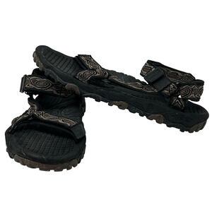 Vintage 90s Teva Sandals Beige Outdoor Trail Hiking Hiker Water Beach Mens 12